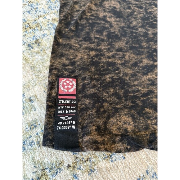 knickerbocker nyc ltd. edt. 23 Gold Black Army Skater shirt Adult Size XL - Picture 2 of 8